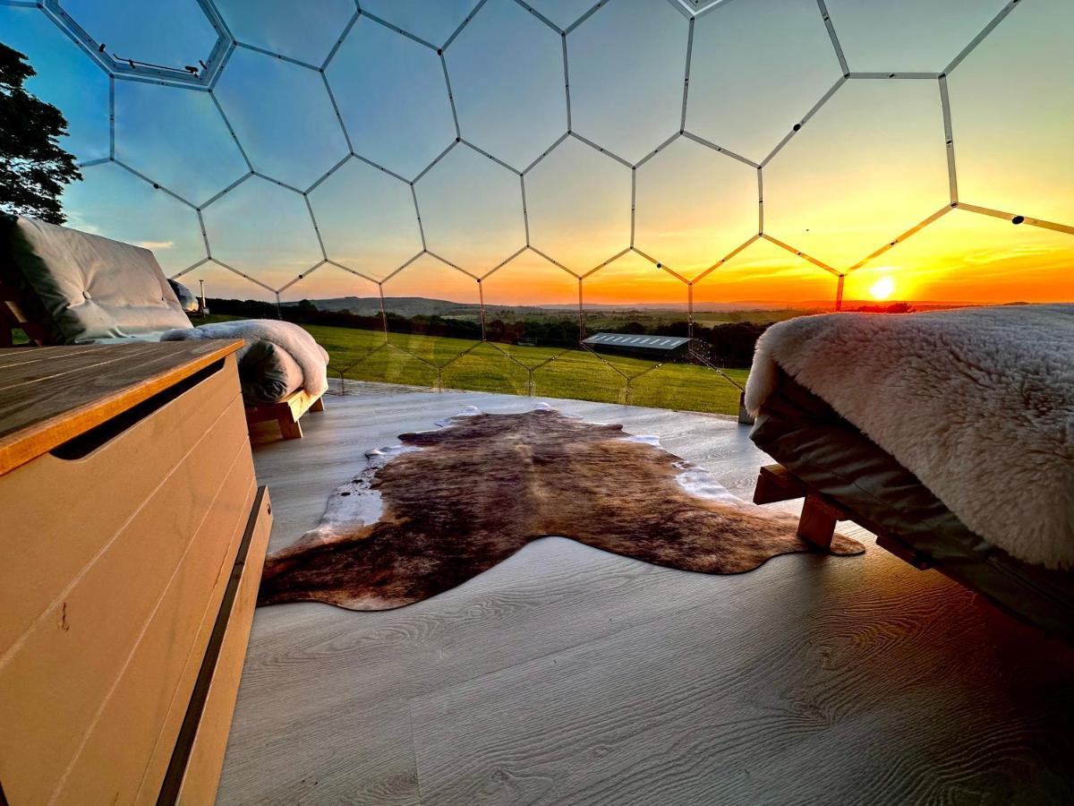 Hotel Deerstone Glamping-Boulsworth Hill Dome Hot Tub Earby Esterno foto