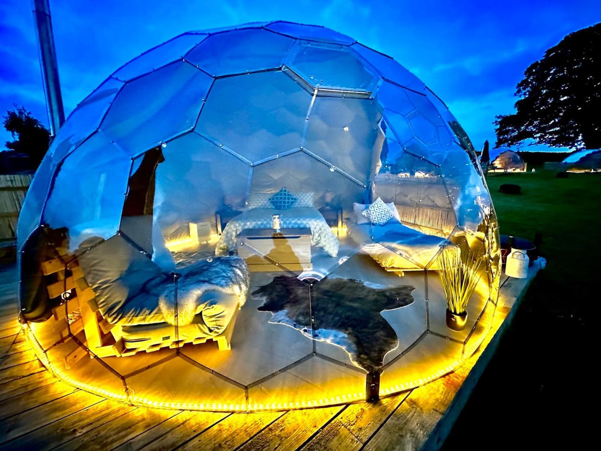 Hotel Deerstone Glamping-Boulsworth Hill Dome Hot Tub Earby Esterno foto