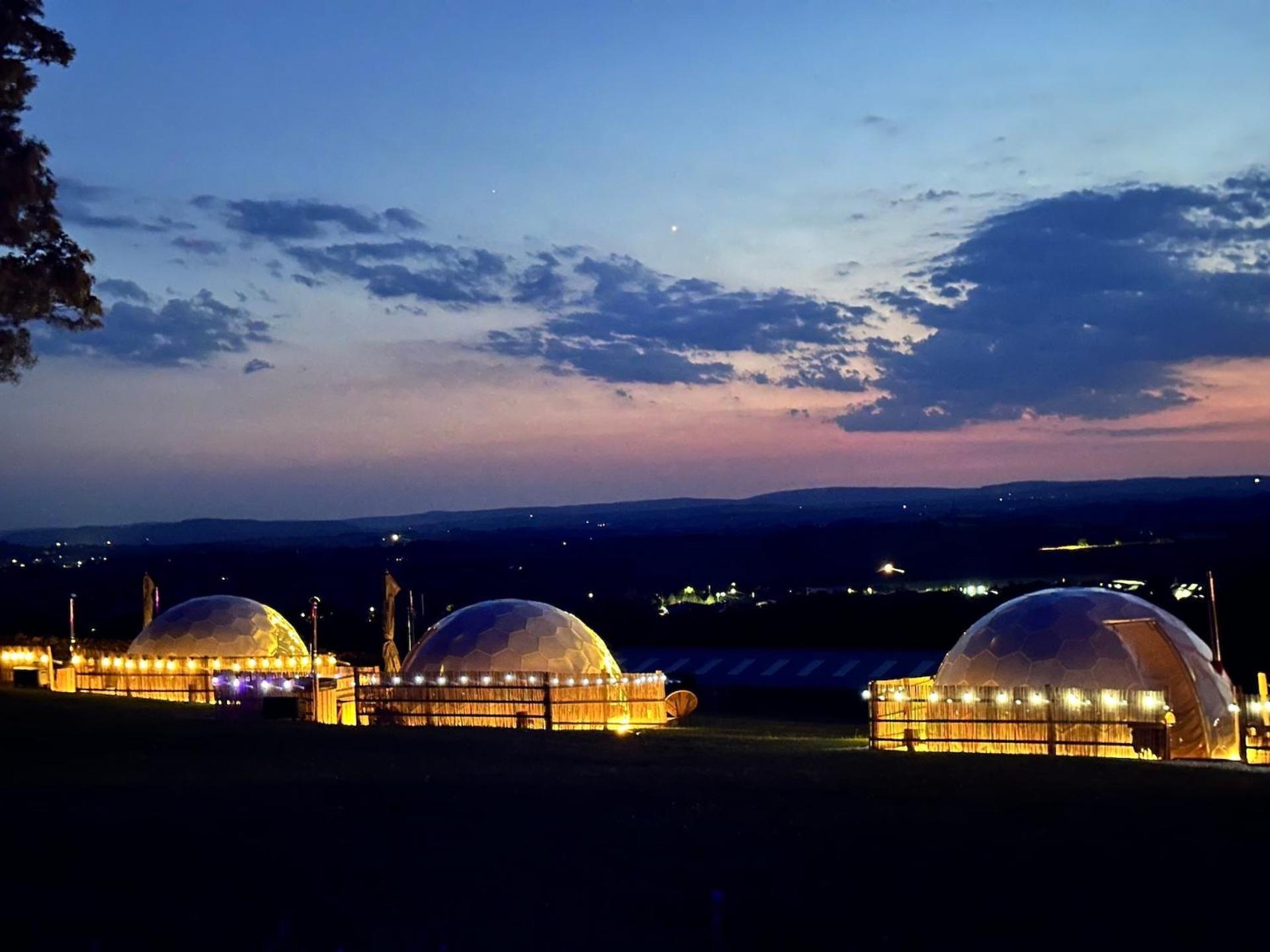 Hotel Deerstone Glamping-Boulsworth Hill Dome Hot Tub Earby Esterno foto